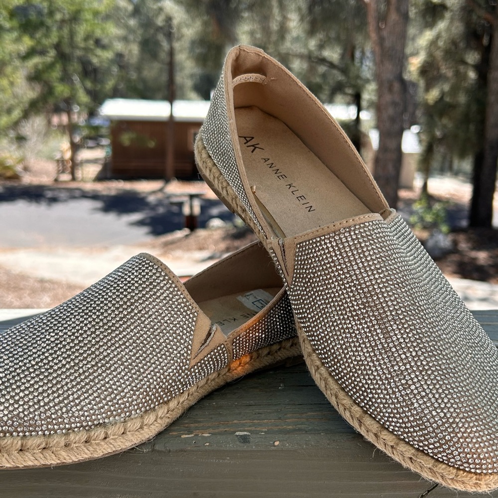 Sparkle espadrilles by Anne Klein